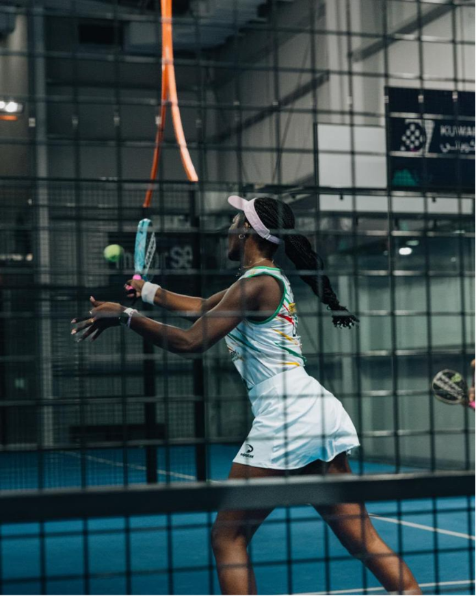 Lamia Niang défendant les couleurs du Sénégal au Koweït en 2024.
